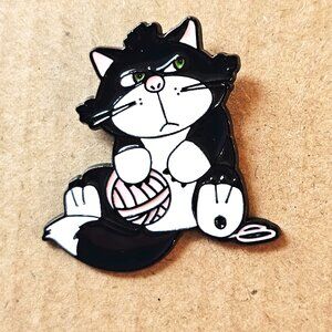 Disney Lucifer Enamel Pin, Cinderella, Cartoon, Collectible, Lapel, Trading Pin